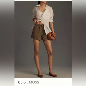 Anthropologie drawstring shorts, NEW! Size XL